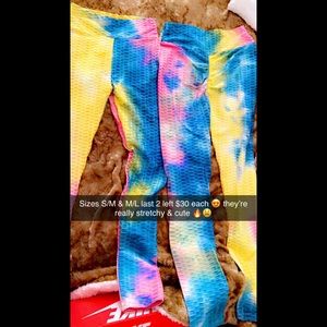 Scrunched multicolored Leggings